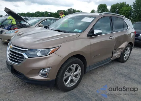 2018 Chevrolet Equinox Premier z USA, uszkodzony, nr VIN 3GNAXVEV3JL361557